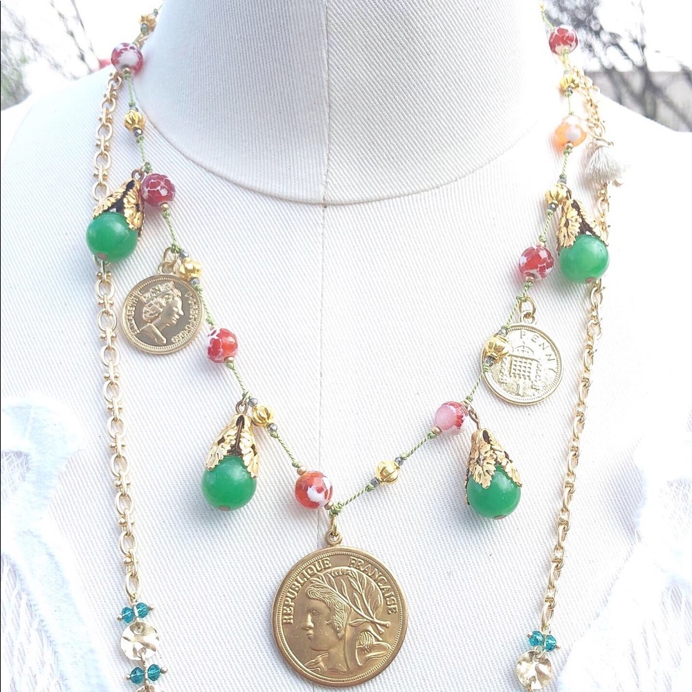 Vintage Coin Necklace